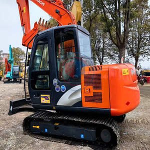 En bon état Mini pelle Hitachi ZX60 70 d'occasion Excavatrice ZX 120 de haute qualité fabriquée au Japon en stock à vendre - Product Image 2