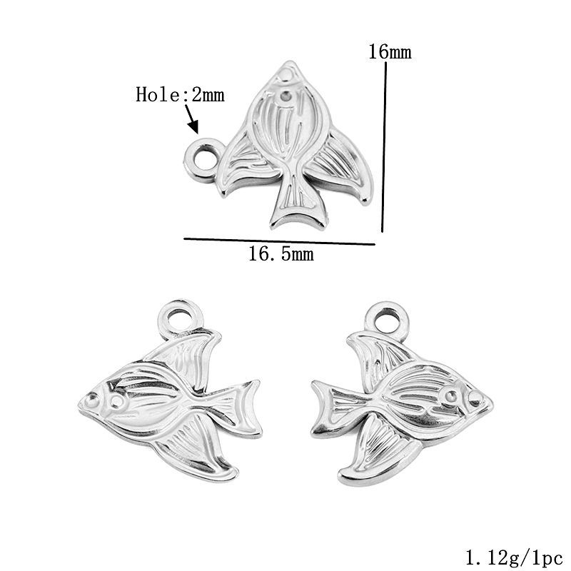 Poisson couleur acier, style 4