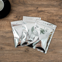 Sacs en Mylar holographiques transparents imprimés personnalisés, réutilisables, avec fermeture éclair, de qualité alimentaire, pour cosmétiques, vente en gros, sacs laser