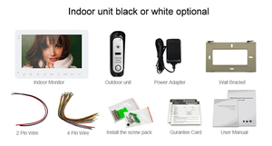 Cina professional video citofono 4wire villa video door phone kit videocitofono a 2 fili smart video citofoni - Product Image 6