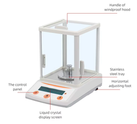 Balance analytique précise de 0.001g pour les laboratoires 100g 200g 1mg Calibration Pesage Instrument vétérinaire par le fabricant