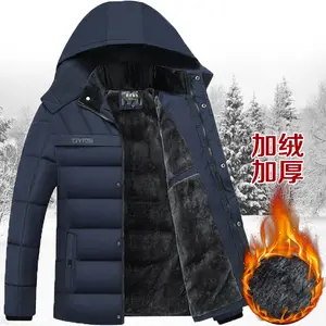 Großhandel Winter Baumwolle Doudoune Homme Haube Unten Feder Jacke Indien Mantel Für Männer