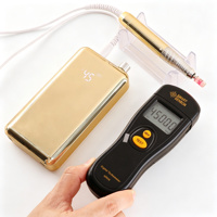 Elektrische nagelboor 45000 RPM nagelvijl hoge snelheid 5 koppen professionele manicure pedicure salon goud met waterdichte boorpen