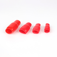 Manchon isolant souple en PVC pour borne de protection série V, capuchon d'extrémité de câble électrique en vinyle souple