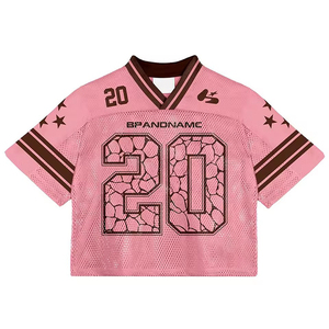 Maillot de football personnalisé en mesh noir pour homme, T-shirt oversize contrastant bleu sarcelle, streetwear, imprimé cyberpunk, maillot de sport court - Product Image 3