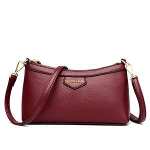 Sac à bandoulière de luxe pour femme en cuir PU matelassé, sac à main et pochette de créateur, sac bandoulière tendance - Product Image 1