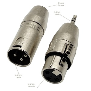 Adaptateur <span class=keywords><strong>XLR</strong></span> vers <span class=keywords><strong>Mini</strong></span> TRS 3,5 mm femelle, <span class=keywords><strong>Mini</strong></span> 3 broches mâle vers <span class=keywords><strong>Jack</strong></span> 3,5 mm femelle, Adaptateur 3,5 mm femelle vers <span class=keywords><strong>XLR</strong></span> mâle, Adaptateur stéréo <span class=keywords><strong>XLR</strong></span> 3,5 mm - Product Image 3