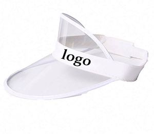 Gorra de Visera de Poliéster Personalizable para Publicidad, Uniforme de Verano para Personal, Promocional, Transparente, Ajustable, Color Personalizado - Product Image 2