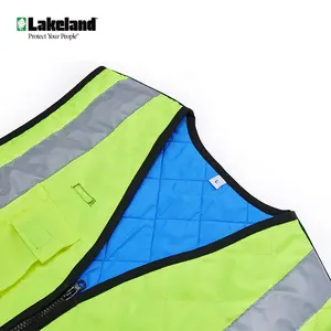 Lakeland Cv30 nhiệt độ cao mùa hè hoạt động ngâm an ninh & bảo vệ phản quang làm mát vest