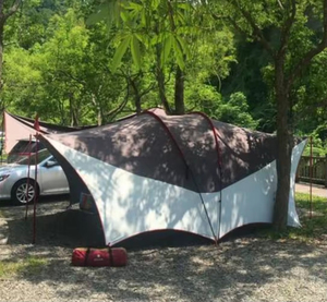 Lona de Camping de gran espacio, tienda de campaña portátil de alta calidad impermeable resistente a los rayos UV, fácil de configurar, tienda de refugio solar <span class=keywords><strong>para</strong></span> barbacoa - Product Image 5