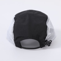 Casquette de camping personnalisée en maille respirante, tissu Ripstop, chapeau de randonnée 5 panneaux, casquettes de course avec patch en caoutchouc