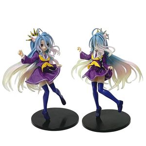 Figura de acción de chica sexy de la película japonesa NO GAME NO LIFE, diseño nuevo, 21 cm, figura de acción de dibujos animados, muñeca linda, regalos de cumpleaños - Product Image 1
