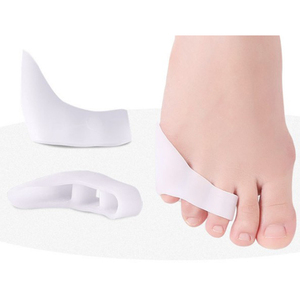Produits de soins des pieds de dongfeng couleur de la peau transparent blanc sebs gel de silicone trois trous <span class=keywords><strong>petit</strong></span> <span class=keywords><strong>séparateur</strong></span> d'orteils - Product Image 1