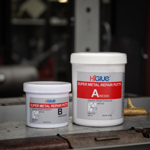 Deux composants 7:1 160 ℃ résine époxy résistante aux basses températures Super réparation mastic AB pâte pour la réparation des métaux - Product Image 2