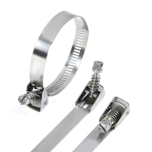 Stainless Steel Metric Hose <b>Clamps</b> Adjustable Worm Drive Hose Clip <b>Clamps</b> for Automotive Marine Industrial Plumbing Use - Product Image 4