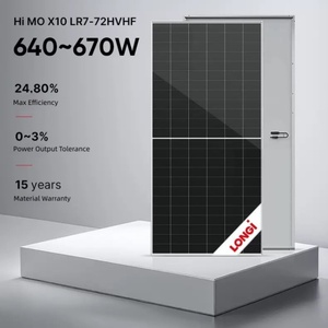 Paneles Solares Fotovoltaicos LONGi Hi-MO X10 LR7-72HVHF de Vidrio Simple Antipolvo de Alta Eficiencia para Uso en Exteriores, Hogar y Camping - Product Image 3