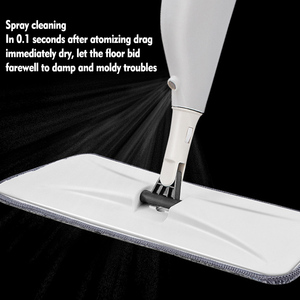 Vadrouille à jet d'eau saine plate en microfibre magique mains libres la moins chère pour le nettoyage de la maison de la fenêtre du sol avec tête rotative 360 - Product Image 5
