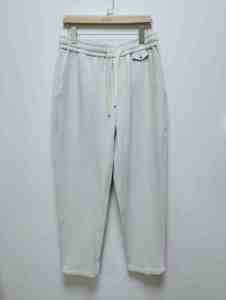 Pantalon femme 2025 nouvelle mode décontracté tissé respirant anti-plis taille haute élastique avec poches latérales couleur unie - Product Image 4