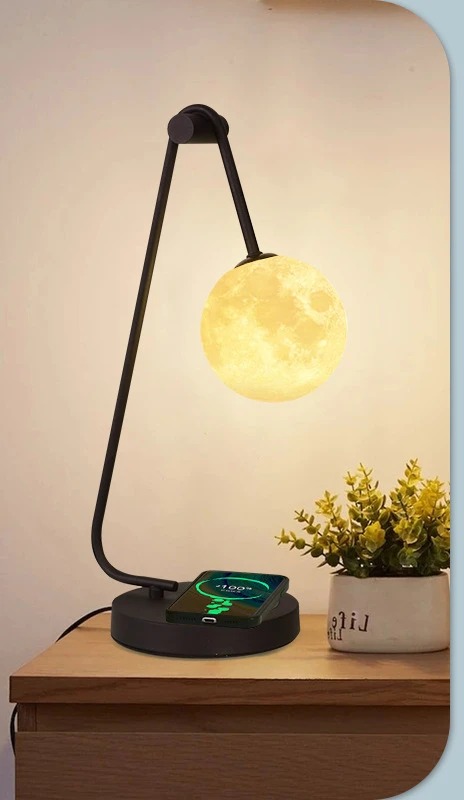 สีดำพร้อมการชาร์จแบบไร้สาย