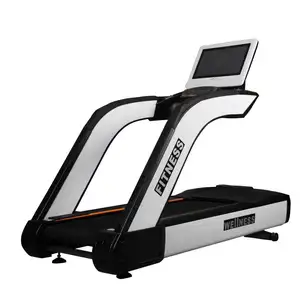 New Arrival Cardio Equipment Electric Walking Pad Treadmill With Incline Motorized Running Machine Wooden Case LED Screen Unisex