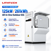 LITHTECH Sistem Baterai Penyimpanan Energi Industri dan Komersial Berkualitas Tinggi 100kw 125Kw 100Kwh 200Kwh 261Kwh