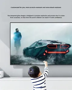 ทีวี QLED สมาร์ททีวี EU ขนาด 50-120 นิ้ว ดีไซน์ไร้ขอบ ภาพคมชัดระดับ 4K Ultra-HD ระบบ Android Google สีดำ สำหรับโรงแรม - Product Image 4