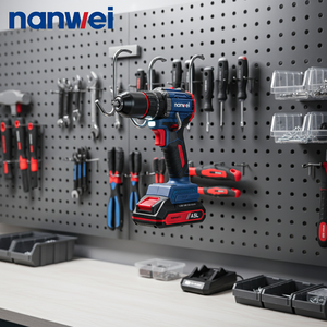 Bor Tanpa Kabel Baterai Lithium DC 21V Berkualitas Tinggi dengan Torsi Maksimum 70N.<span class=keywords><strong>M</strong></span>, Baterai 5 Sel Ganda 13mm, Dapat Disesuaikan, Dukungan OEM - Product Image 1