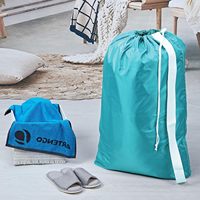 Sac à linge extra large, robuste, réutilisable, écologique, pliable, imperméable, grande capacité, logo personnalisé, compatible lave-linge et sèche-linge