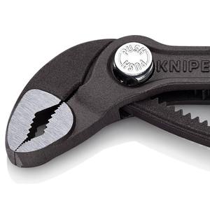 Alicates para bomba de agua Knipex Cobra, atramentizados en gris, para tuberías y tuercas, 250 mm - Product Image 1