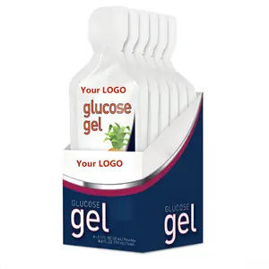 Gel de sirop de Glucose de haute qualité avec un bon prix niveau d'énergie Boost Gel de Glucose liquide fraise