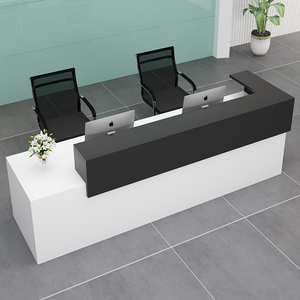 QT-07 Office Furniture <b>Counter</b> <b>Reception</b> <b>Counter</b> <b>Reception</b> Desk Modern Front Desk Office <b>Reception</b> Desk - Product Image 4