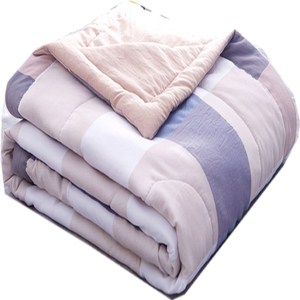 Cotton <b>Quilt</b> 100% Washable Stripe Pattern Four Seasons Home Use Twill Weaving Thickened Warm Bedding Coverlet - Product Image 1