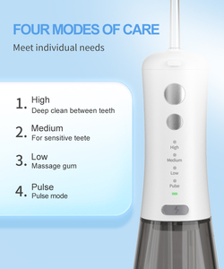 SAMO F500 irrigateur Oral IPX7 étanche Portable irrigateur Oral voyage à domicile fil dentaire eau Flosser 4 buses - Product Image 4