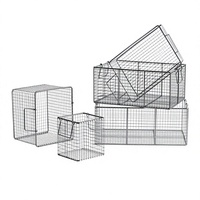 Panier en maille d'acier inoxydable soudé robuste pour le lavage, le dégraissage et le nettoyage de pièces industrielles