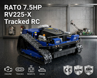 RATO RV225-X Falciatrice Cingolata Telecomandata con Motore a Benzina da 7.5HP, Decespugliatore per Pendenze, Attrezzatura Pesante Cingolata, Vendita all'Ingrosso