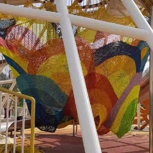 Trong Nhà/Ngoài Trời Trẻ Em Của Crochet Dây Leo Núi Net Vui Vẻ Sân Chơi Sản Phẩm Cho Trẻ Em Dây Tất nhiên - Product Image 1