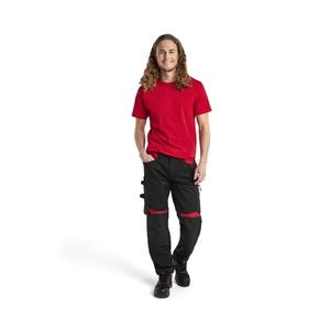 BLAKLADER - 155618609956C152 Pantalon sans poches à clous Noir/Rouge-PANTALON DE TRAVAIL EAN 7330509765586 PANTALON DE TRAVAIL CARGO - Product Image 3