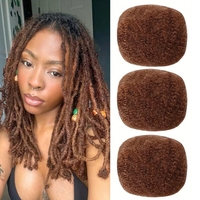 Cheveux Remy en vrac de haute qualité sans attaches, cheveux humains péruviens QVR Afro Kinky Curly Wave en vrac pour tressage, couleur naturelle