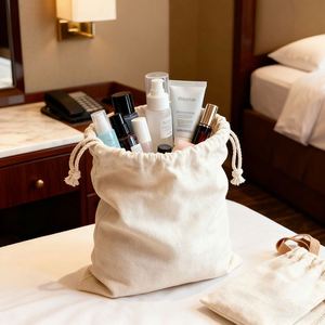 Bolsa de Lino Ecológica con Cordón para Promociones Empresariales y Empaque de Regalos, Bolsa de Lona para Jabón - Product Image 1