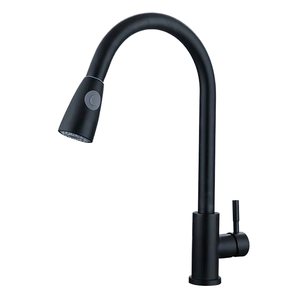 Modern <b>Deck</b> Mounted Pull-down Kitchen Faucet Smooth Ceramic Cartridge Anti Drip Pull Out Sink Tap For Home Kitchen Decoration - Product Image 1