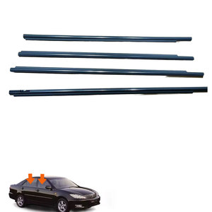 4個トヨタ用カムリサイド窓トリムベルト成形ウェザーストリップシールカーボディパーツフィット - Product Image 1