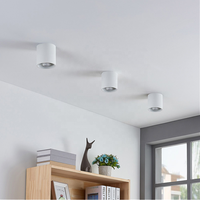 Plafond monté carré tube réglable 18w 15w 12w 10w preuve de l'eau cob surface monté 7w downlight cylindrique spot éclairage