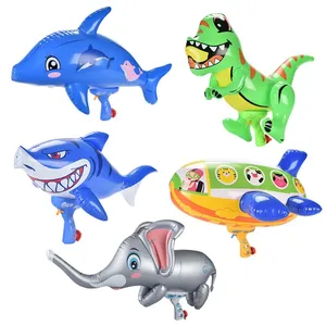 summer outdoor inflatable kids toys beach water gun funny shark dolphin animal toys for kids