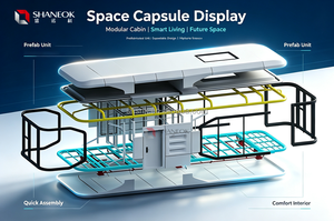 Casa Móvil Tipo Cápsula Espacial D2, Villa Prefabricada, Mini Casa al Aire Libre, <span class=keywords><strong>Espacio</strong></span> de Vivienda en Contenedor de Aluminio Ecológico con Energía Solar - Product Image 2
