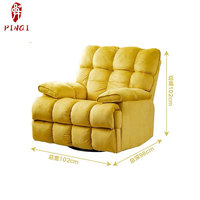 Personnalisation professionnelle canapé inclinable chaise berçante pivotante canapé inclinable simple fauteuil fauteuil inclinable