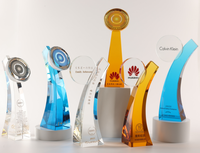 Usine de prix de cristal personnalisé fabrication professionnelle trophée de cristal de verre