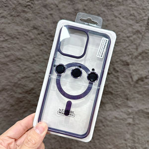 Custodia di lusso per telefono magnetico per <span class=keywords><strong>Apple</strong></span> iPhone 17 <span class=keywords><strong>Air</strong></span> 16 11 15 13 14 Plus 12 Pro Max con pellicola trasparente <span class=keywords><strong>Cover</strong></span> Soft Shell - Product Image 6