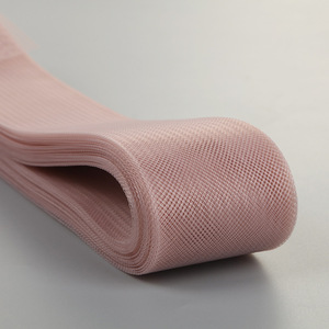 Vente en gros 2 "5cm plat plaine <span class=keywords><strong>crinoline</strong></span> chrinoline maille tresse pour les femmes faisant casque et <span class=keywords><strong>robe</strong></span> - Product Image 2