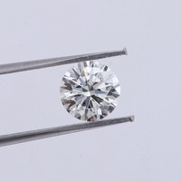 Vente en gros directement d'usine Vente chaude en vrac Blanc D VVS1 Moissanite Gemstone 2mm de hauteur avec certificat GRACE