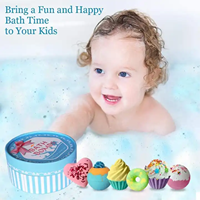Coffret cadeau de bombes de bain moussantes et flottantes faites à la main OEM, hydratant pour la peau sèche, cadeaux relaxants pour le spa